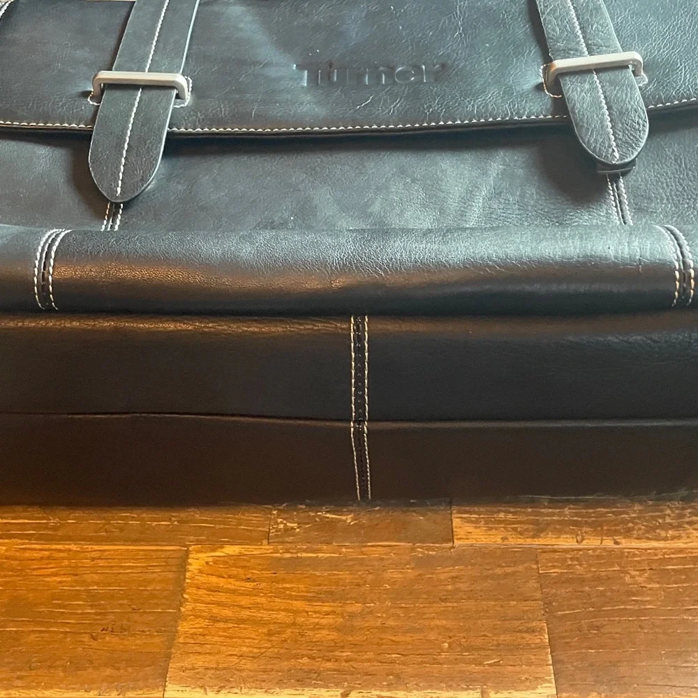 Bellino Branded Leather Messenger Bag Briefcase🖤